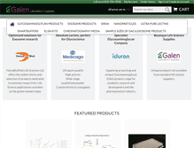 Tablet Screenshot of galenlabsupplies.com